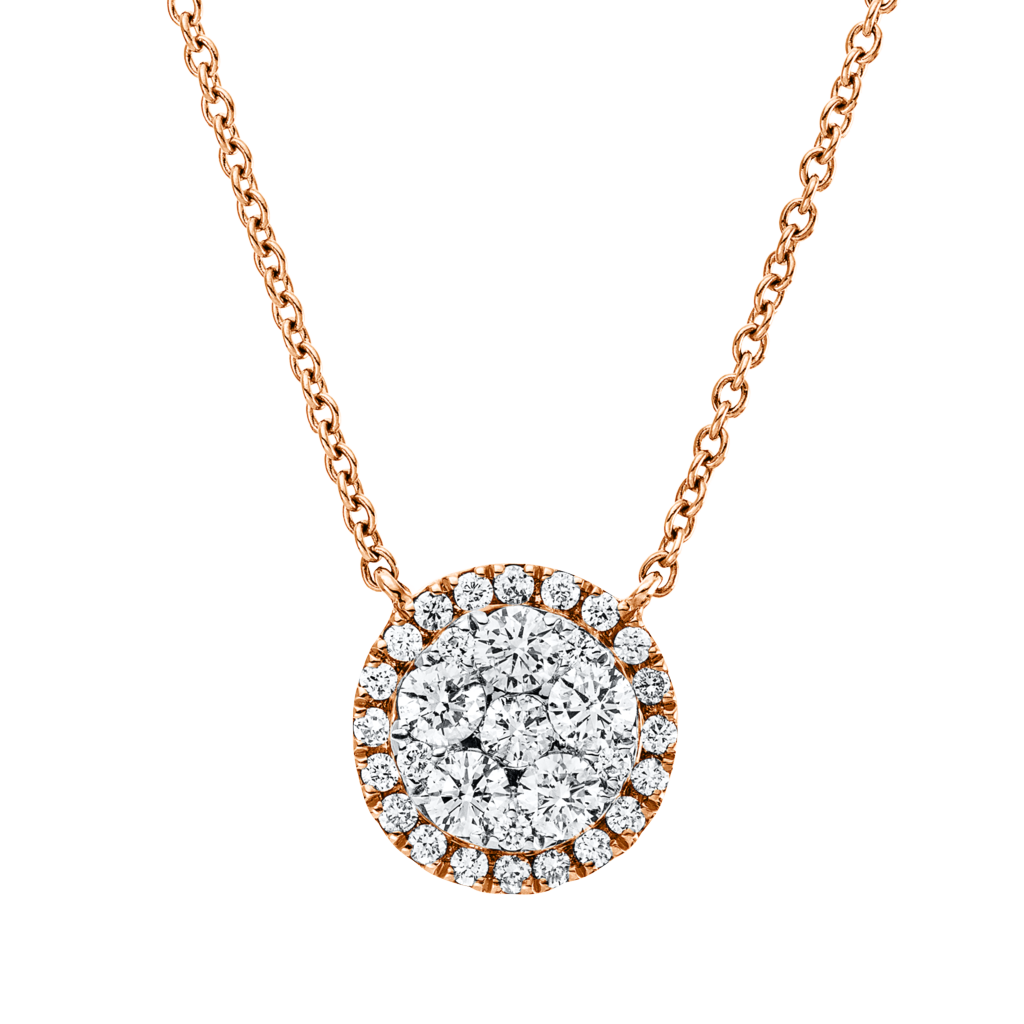 Brogle Classic necklace with diamond pendant Brogle Classic necklace with diamond pendant