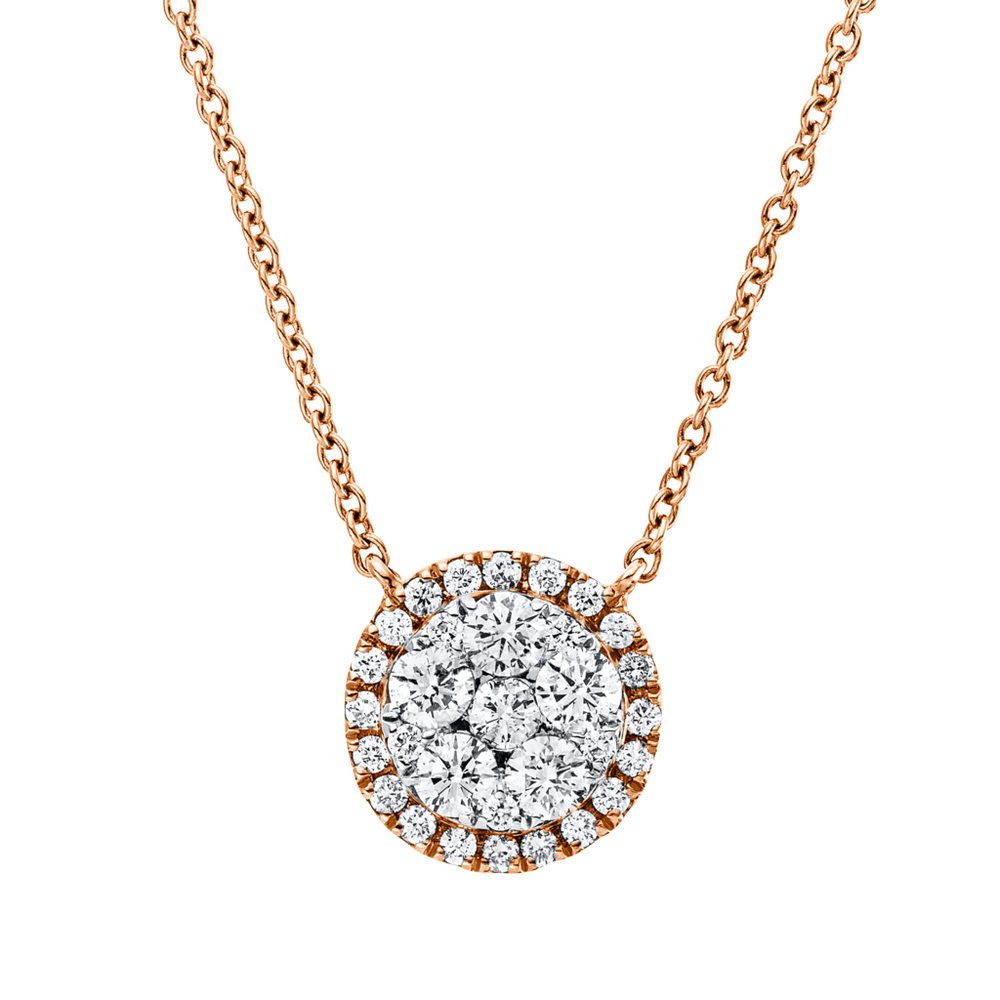 Brogle Classic necklace with diamond pendant Brogle Classic necklace with diamond pendant