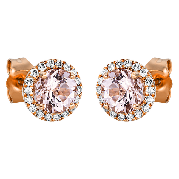 Brogle Selection Felicity stud earrings with morganites