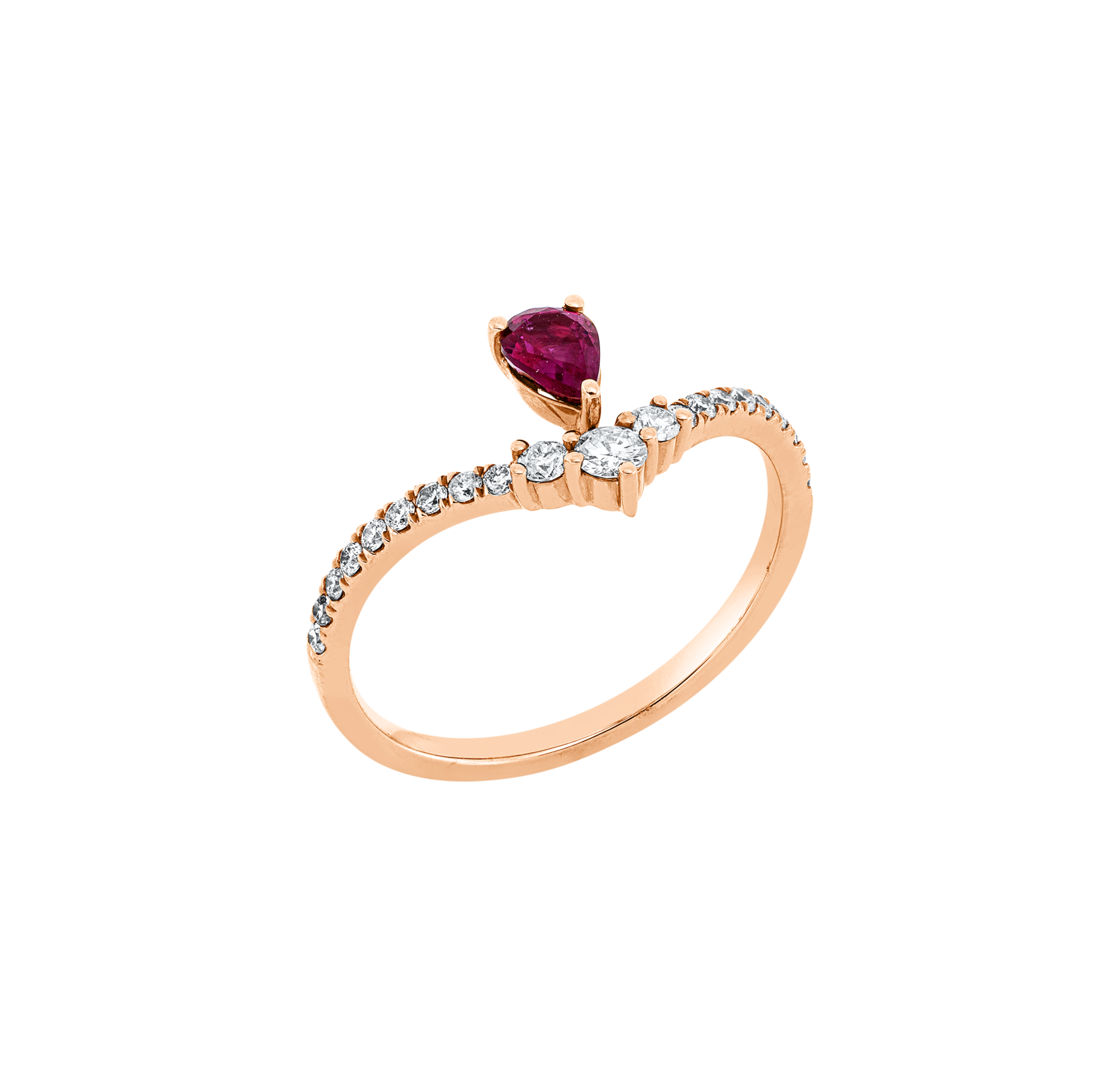 Brogle Classic ruby ring