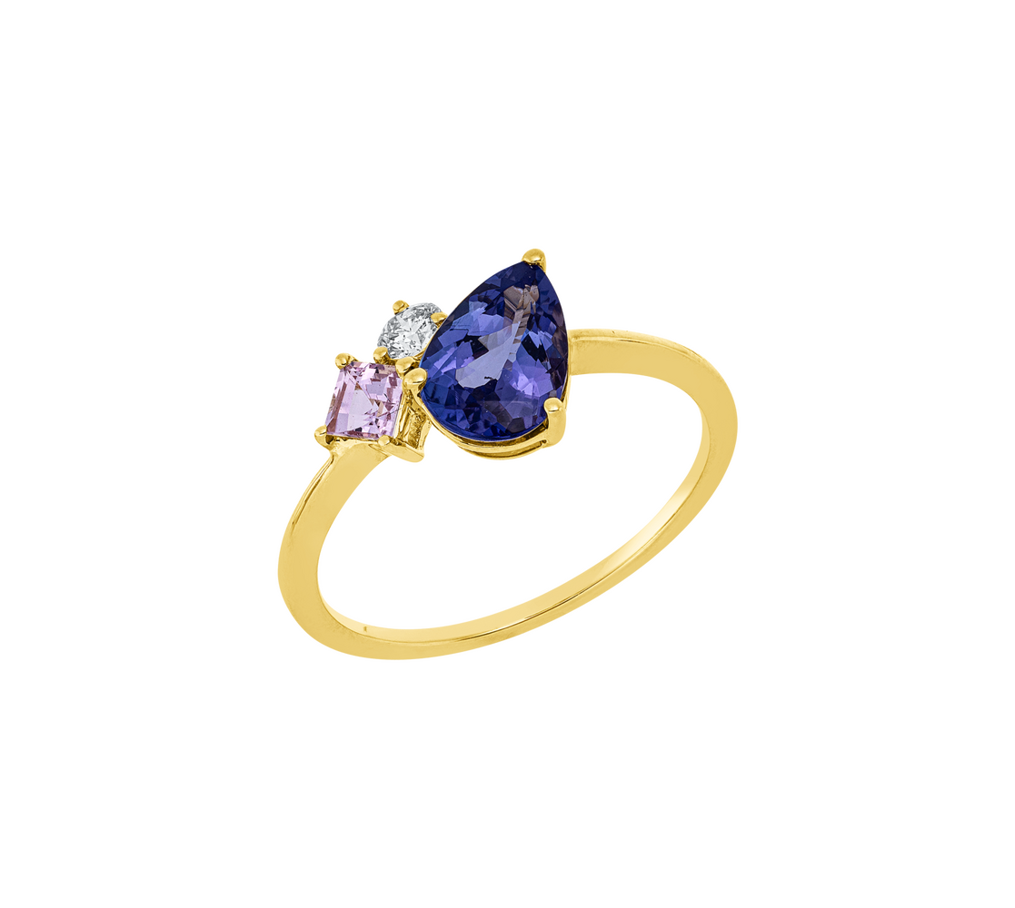 Brogle Classic colored stone ring Brogle Classic colored stone ring