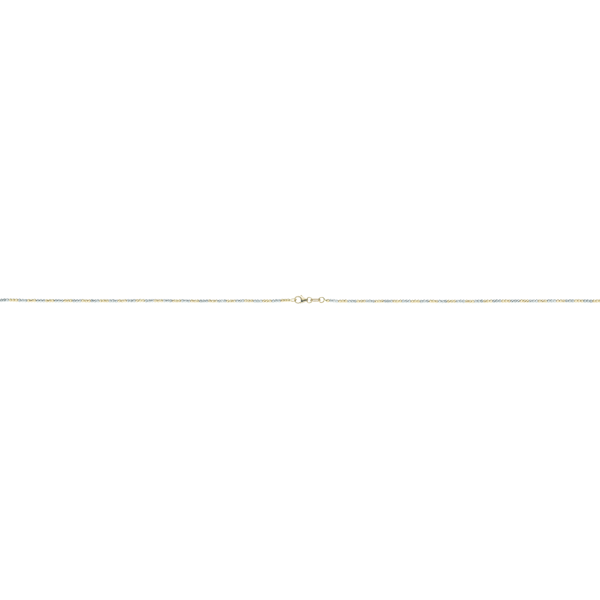 Brogle Classic bicolour ball bracelet diamond cut 1.8mm Brogle Classic bicolour ball bracelet diamond cut 1.8mm