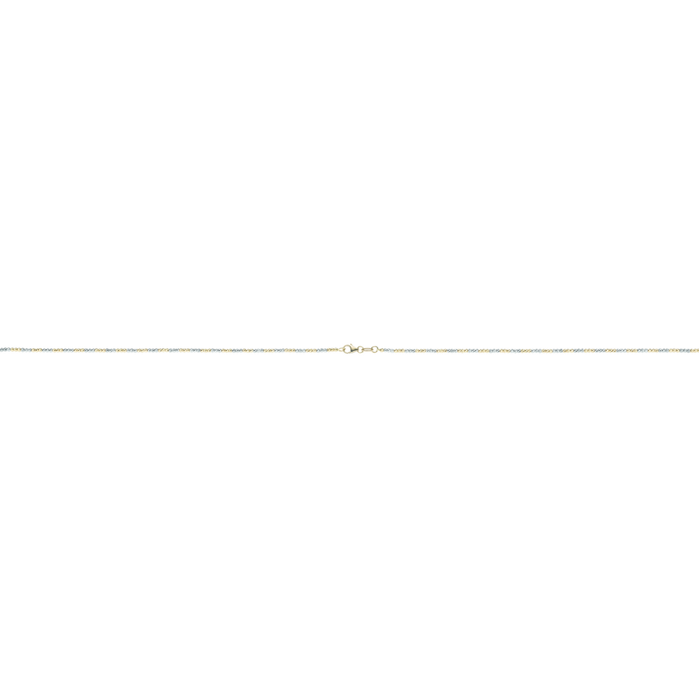 Brogle Classic bicolour ball bracelet diamond cut 1.8mm Brogle Classic bicolour ball bracelet diamond cut 1.8mm