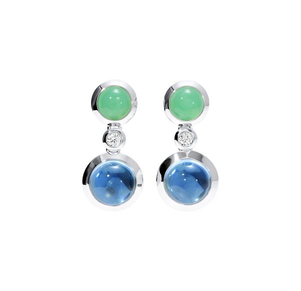 Tamara Comolli Bouton ‘Lagoon’ Ohrhänger Tamara Comolli Bouton ‘Lagoon’ Ohrhänger