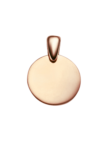 Brogle Classic engraved pendant "Round" in gold Brogle Classic engraved pendant "Round" in gold