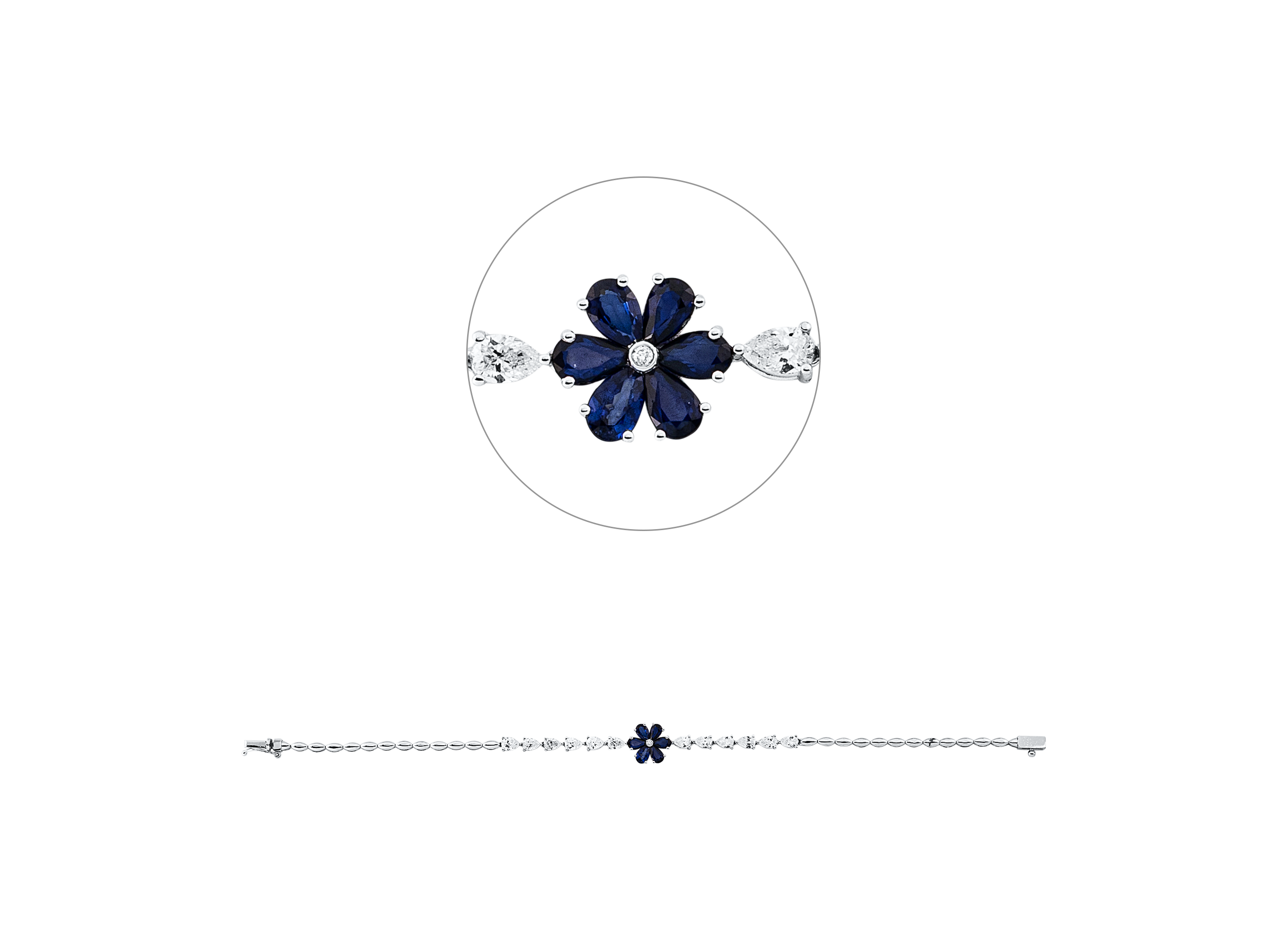 Brogle Selection Saphirarmband Brogle Selection Saphirarmband