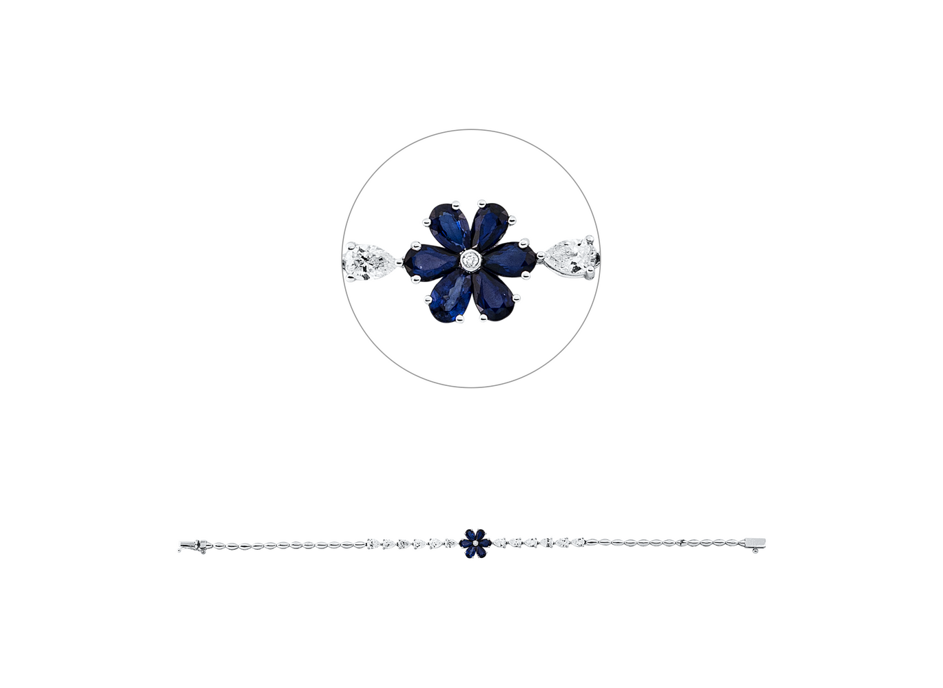 Brogle Selection Saphirarmband Brogle Selection Saphirarmband