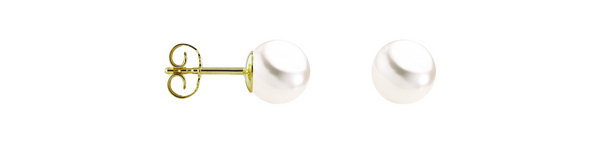 Brogle Classic freshwater pearl stud earrings Brogle Classic freshwater pearl stud earrings