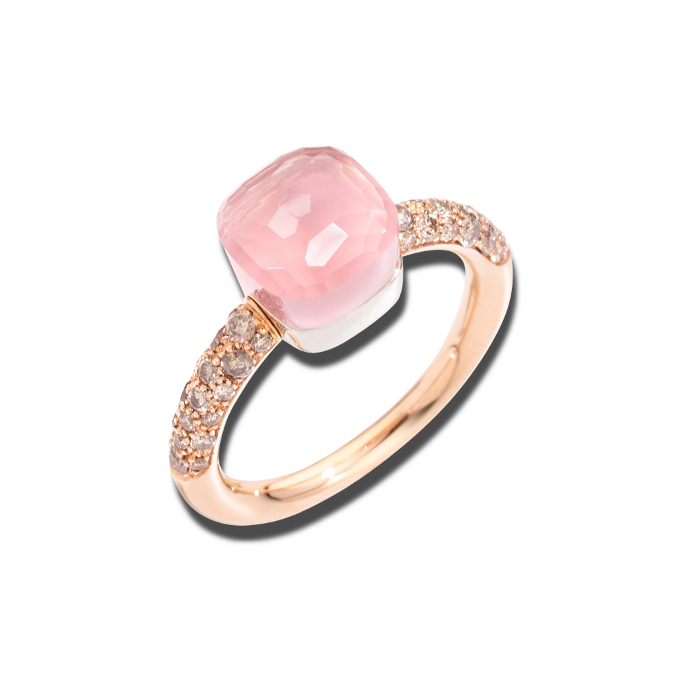 Pomellato Nudo Petit Rose Quartz Ring