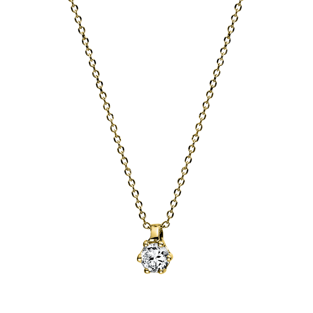 Brogle Selection solitaire necklace Marie up to 0.25 carat