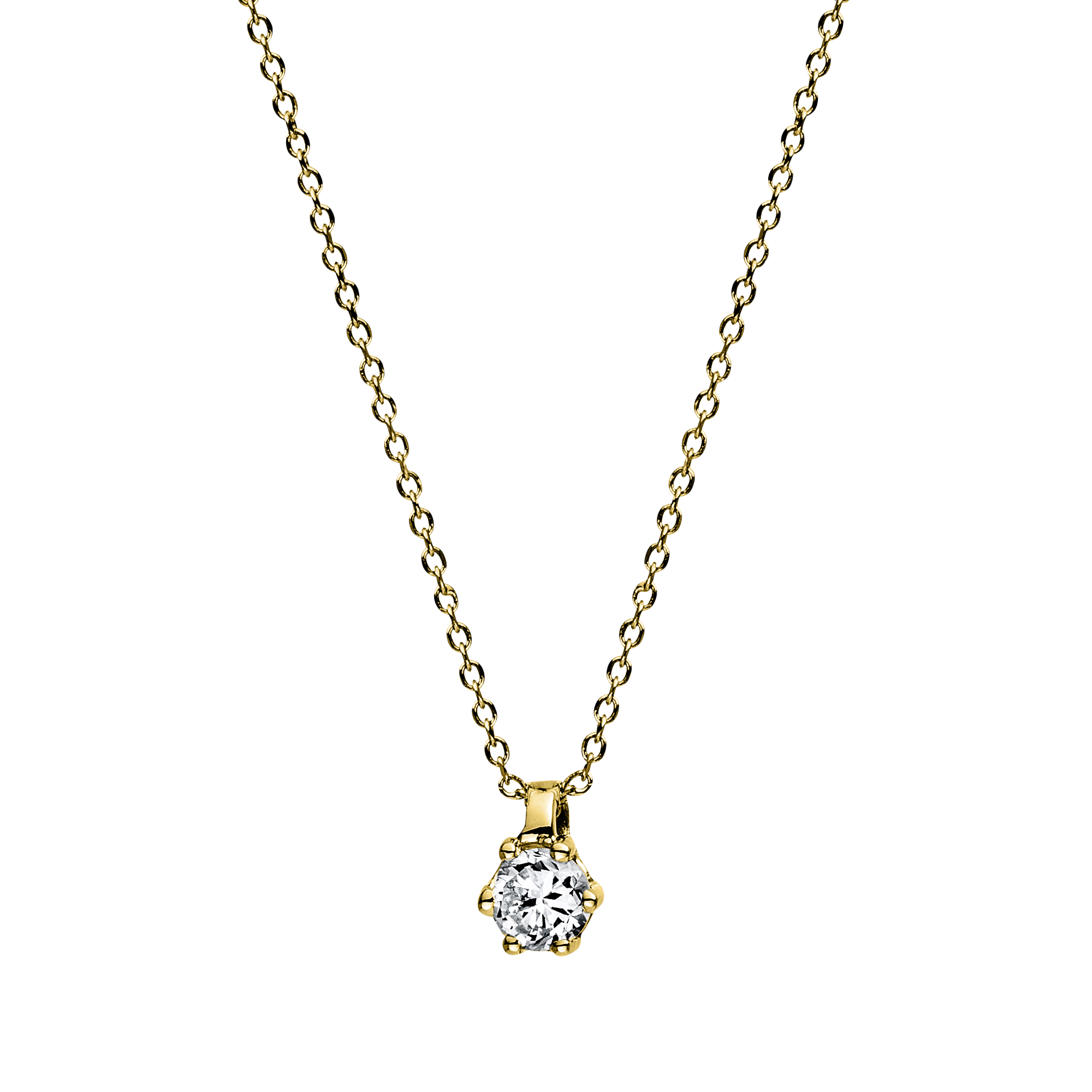 Brogle solitaire necklace Marie up to 0.25 carat Brogle solitaire necklace Marie up to 0.25 carat