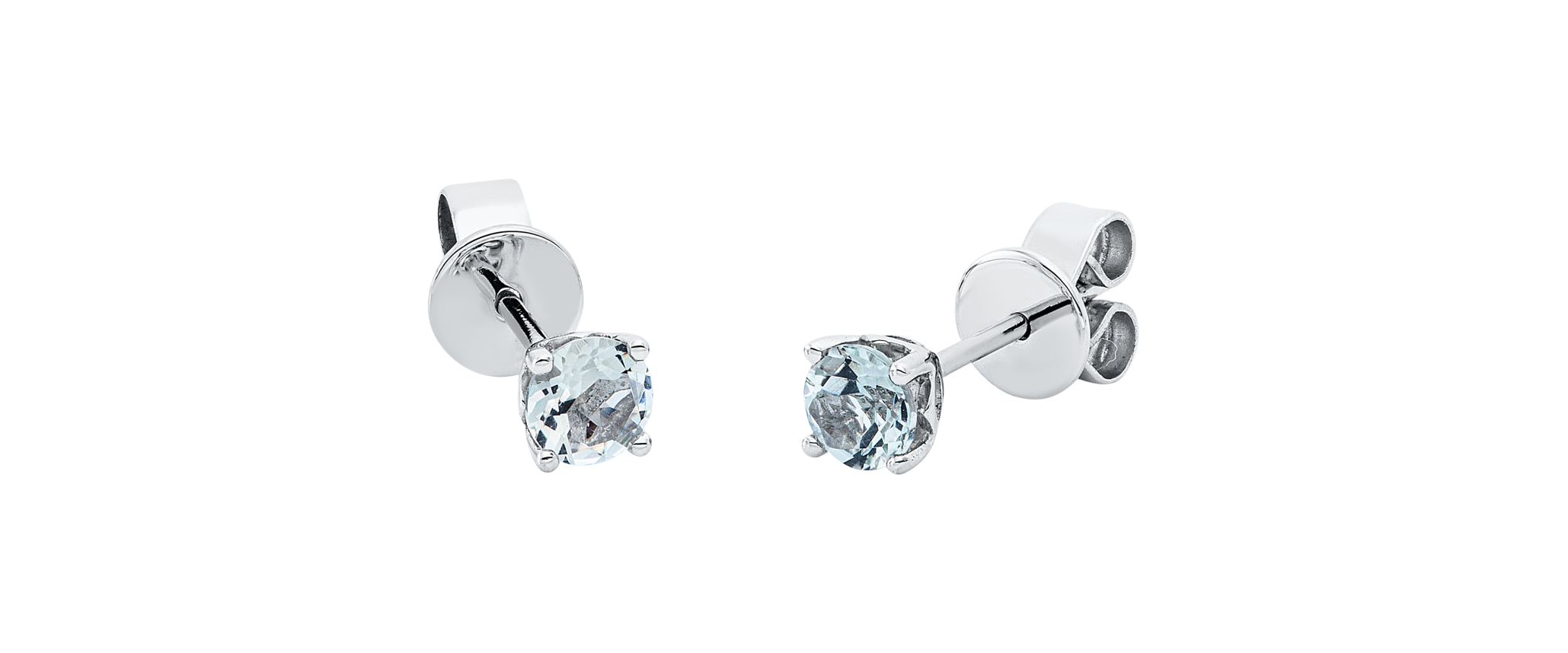 Brogle Classic amethyst stud earrings