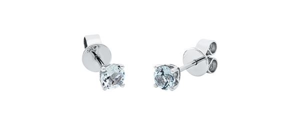 Brogle Classic amethyst stud earrings