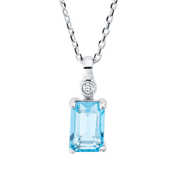 Brogle Classic Kette mit Topasanhänger