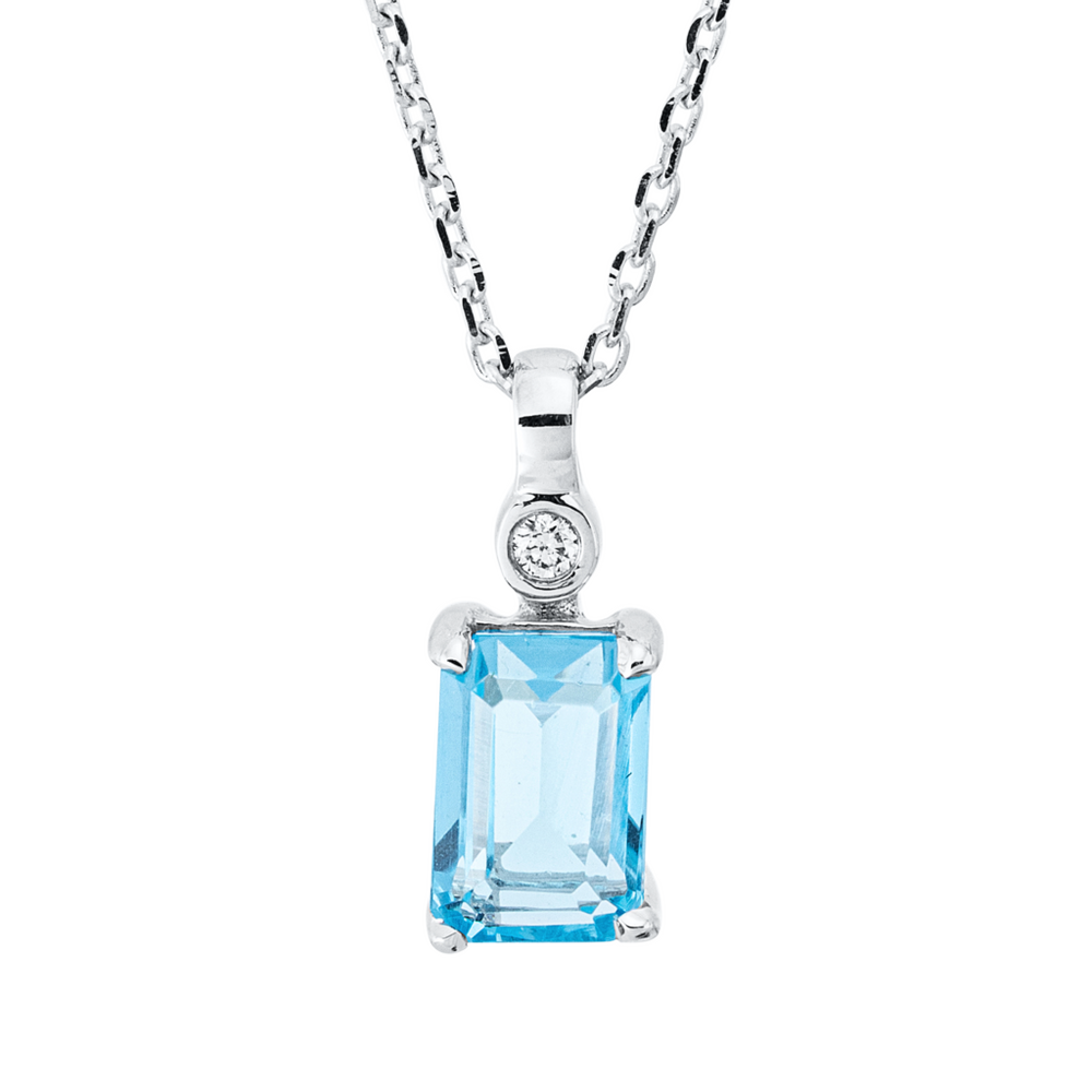 Brogle Classic Kette mit Topasanhänger Brogle Classic Kette mit Topasanhänger