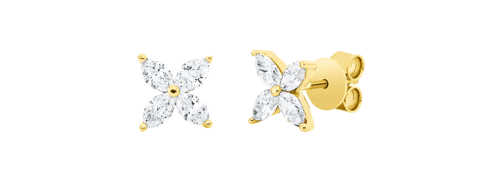 Brogle Classic diamond stud earrings Brogle Classic diamond stud earrings