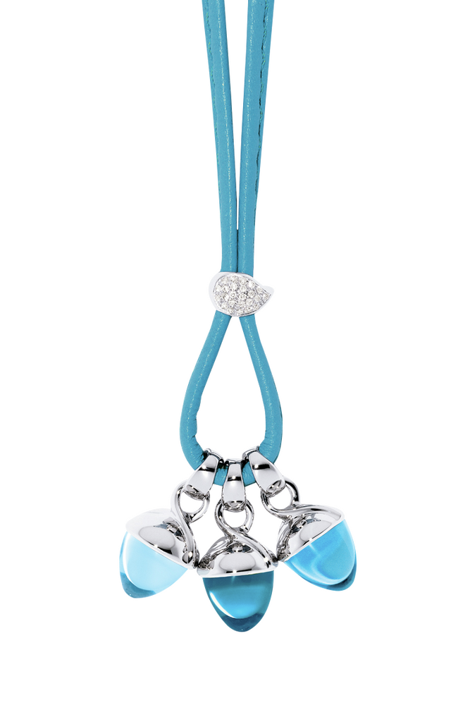 Tamara Comolli Mikado Bouquet Sky Topaz Pendant