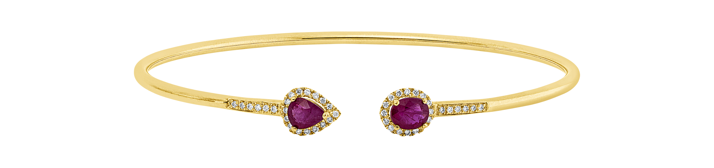 Brogle Classic ruby bangle