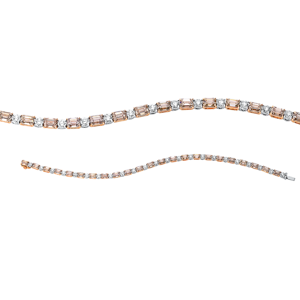 Brogle Selection bicolor diamond bracelet Brogle Selection bicolor diamond bracelet