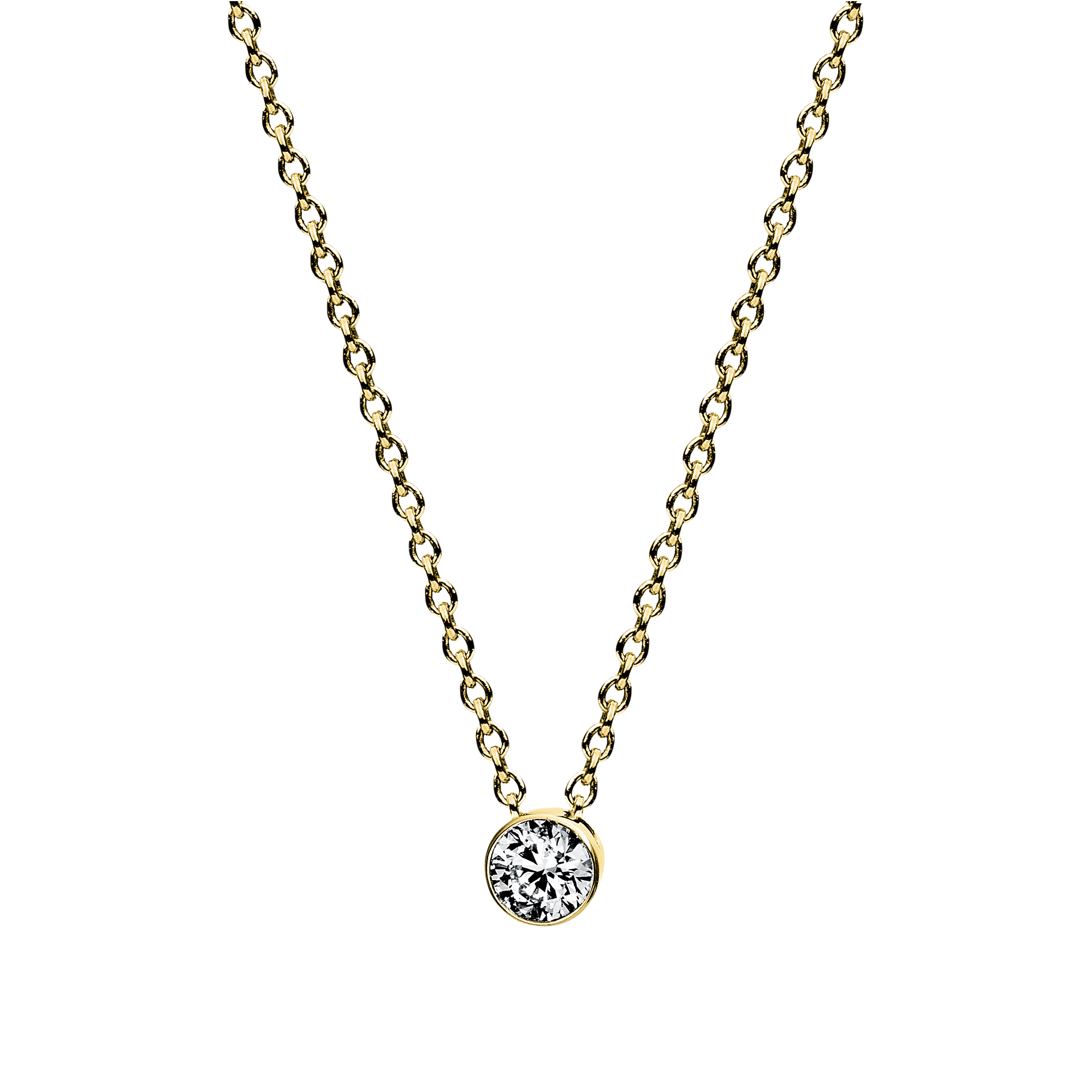 Brogle Selection necklace with pendant Sophie up to 0.25 carat Brogle Selection necklace with pendant Sophie up to 0.25 carat