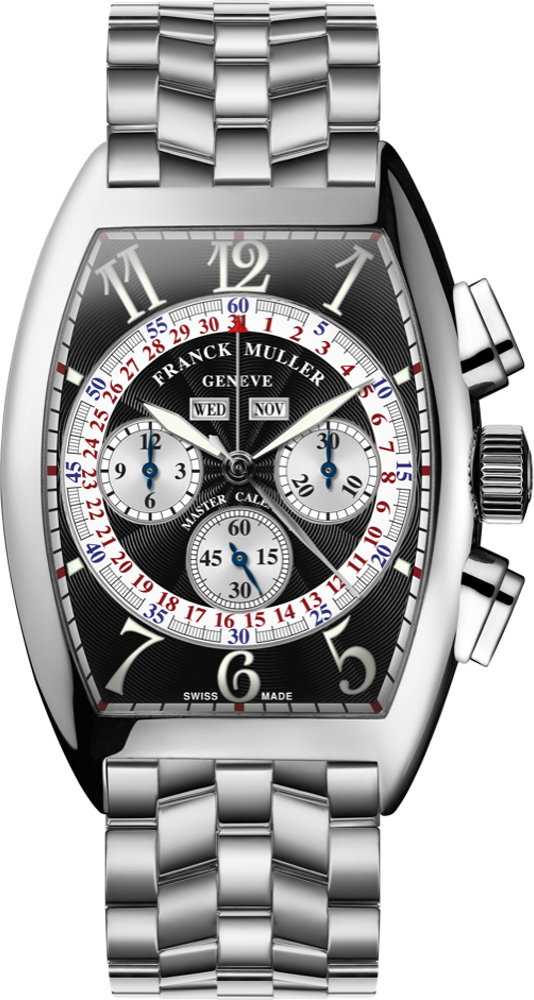 Franck Muller Cintrée Curvex Master Calendar Chronograph 47 x 34mm