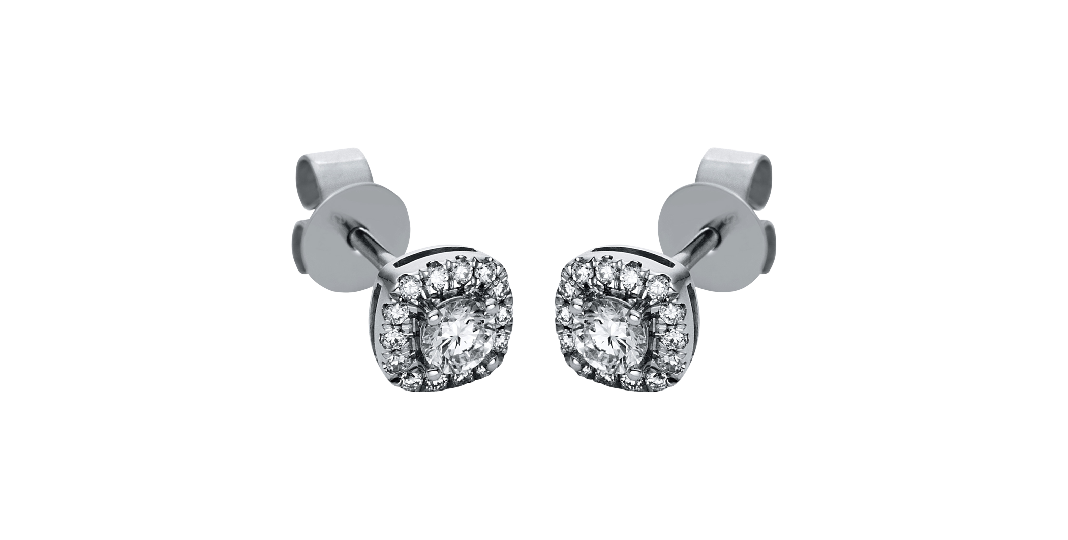 Brogle Selection Illusion Stud Earrings Brogle Selection Illusion Stud Earrings