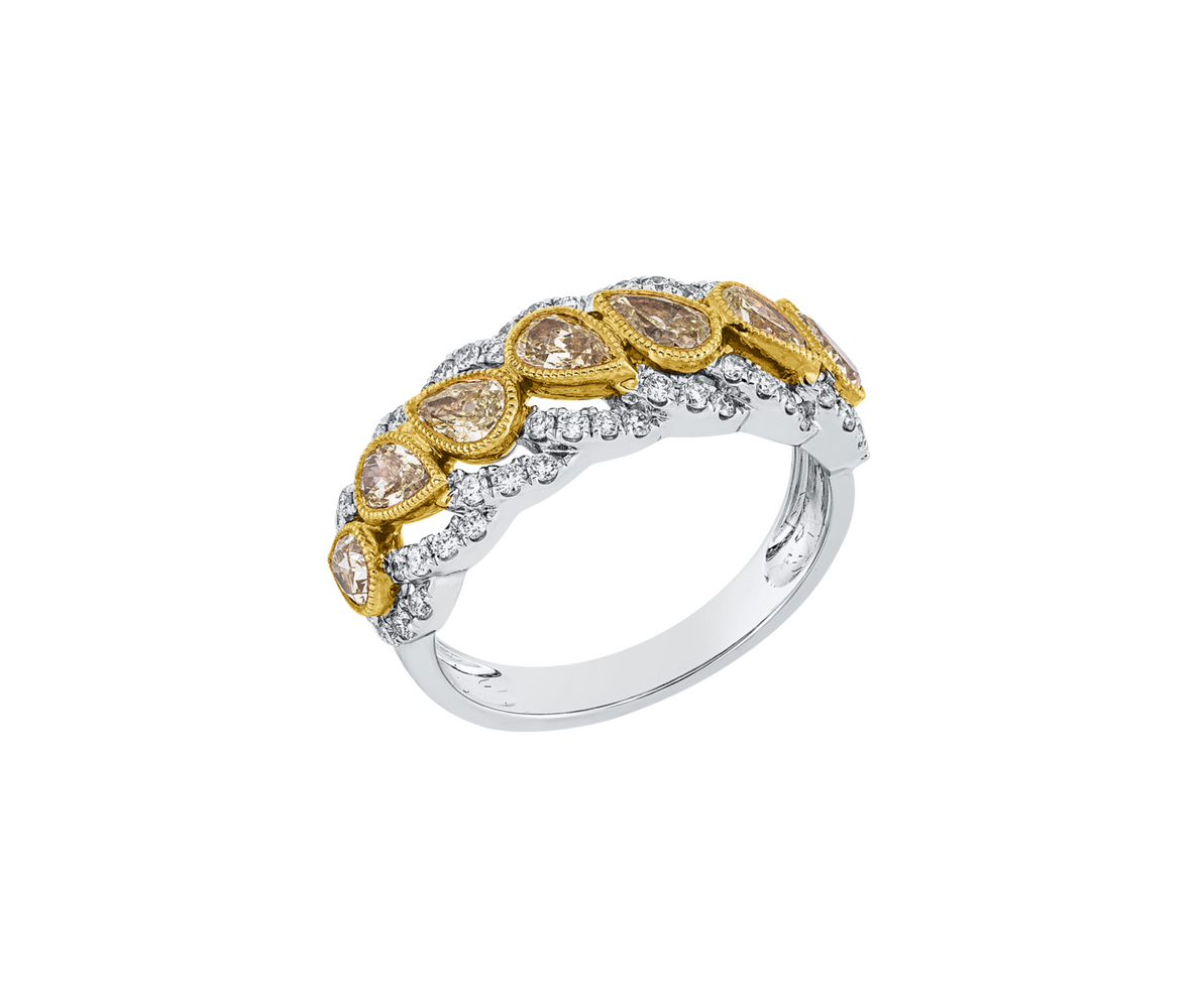 Brogle Selection Bicolor diamond ring