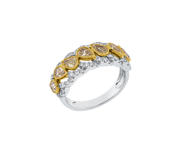 Brogle Selection Bicolor diamond ring