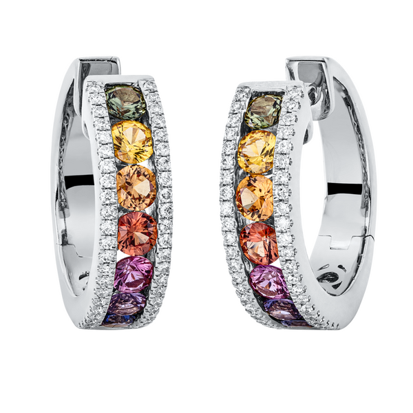 Brogle Selection Saphircreolen Rainbow Brogle Selection Saphircreolen Rainbow