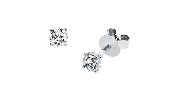 Brogle solitaire ear studs Julia up to 0.5 carat Brogle solitaire ear studs Julia up to 0.5 carat