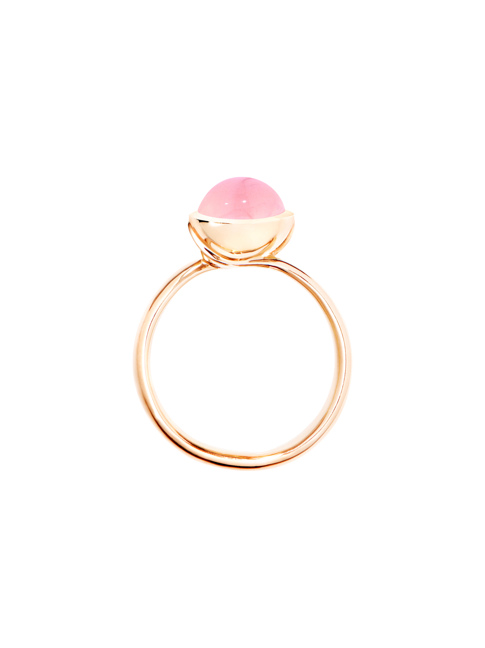 Tamara Comolli Bouton pinkfarbener Chalcedon S Ring Tamara Comolli Bouton pinkfarbener Chalcedon S Ring