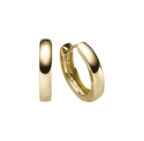 Brogle Selection Essentials gold hoop earrings 2.5mm