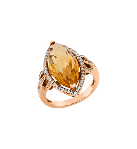 Brogle Classic citrine ring Brogle Classic citrine ring