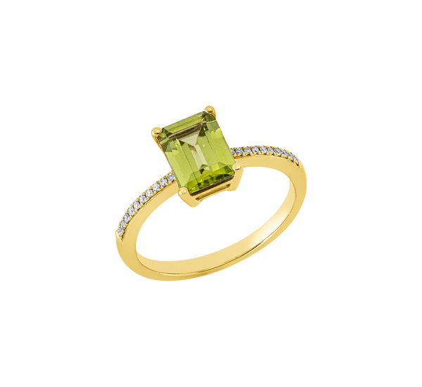 Brogle Classic peridot ring