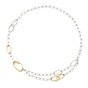DCC5005 ESSEN 00YAG 020 Dodo silver and gold plated silver essentials necklace a097a582e3d9173c4