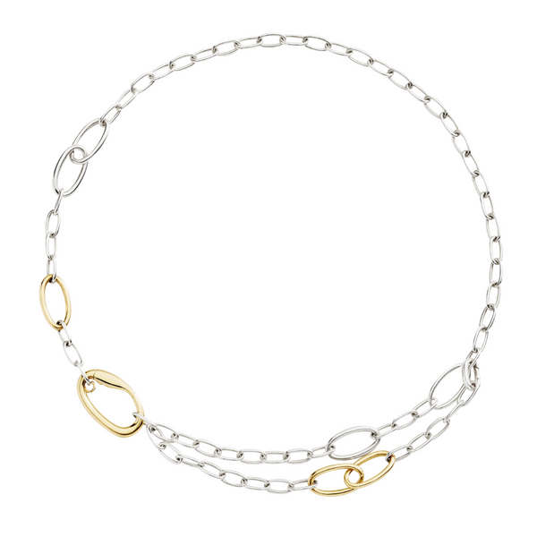 DCC5005 ESSEN 00YAG 020 Dodo silver and gold plated silver essentials necklace a097a582e3d9173c4