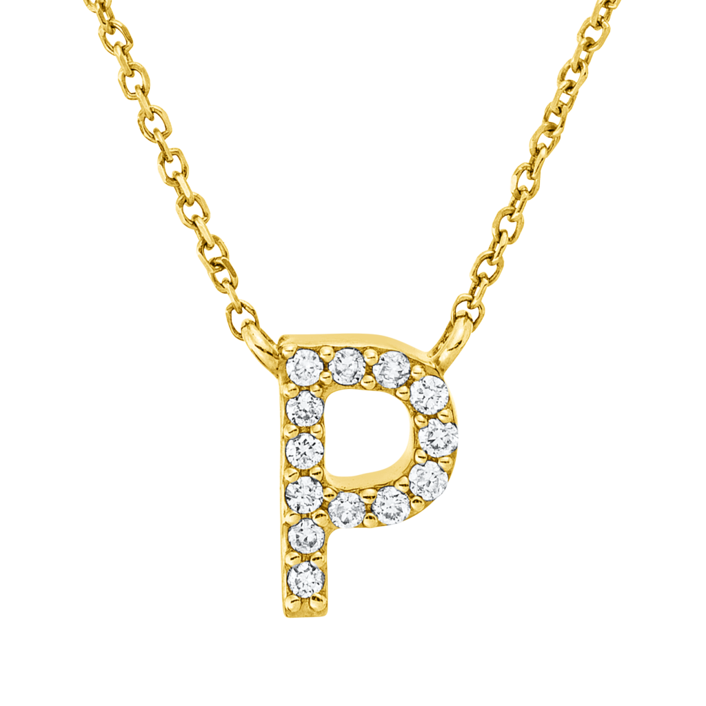 Brogle Classic Kette mit Diamantbuchstaben P Brogle Classic Kette mit Diamantbuchstaben P