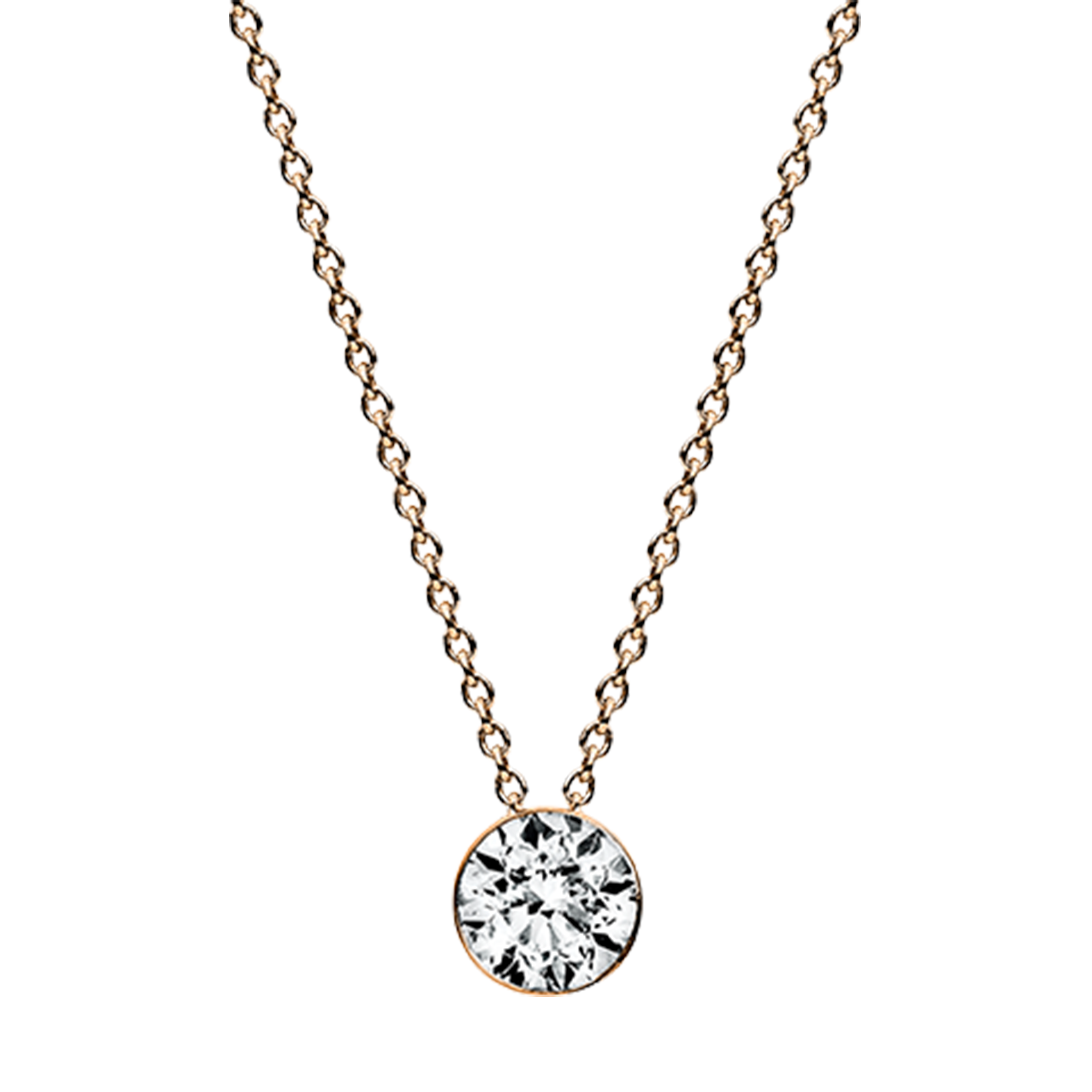 Brogle solitaire necklace Sophie up to 0.5 carat Brogle solitaire necklace Sophie up to 0.5 carat