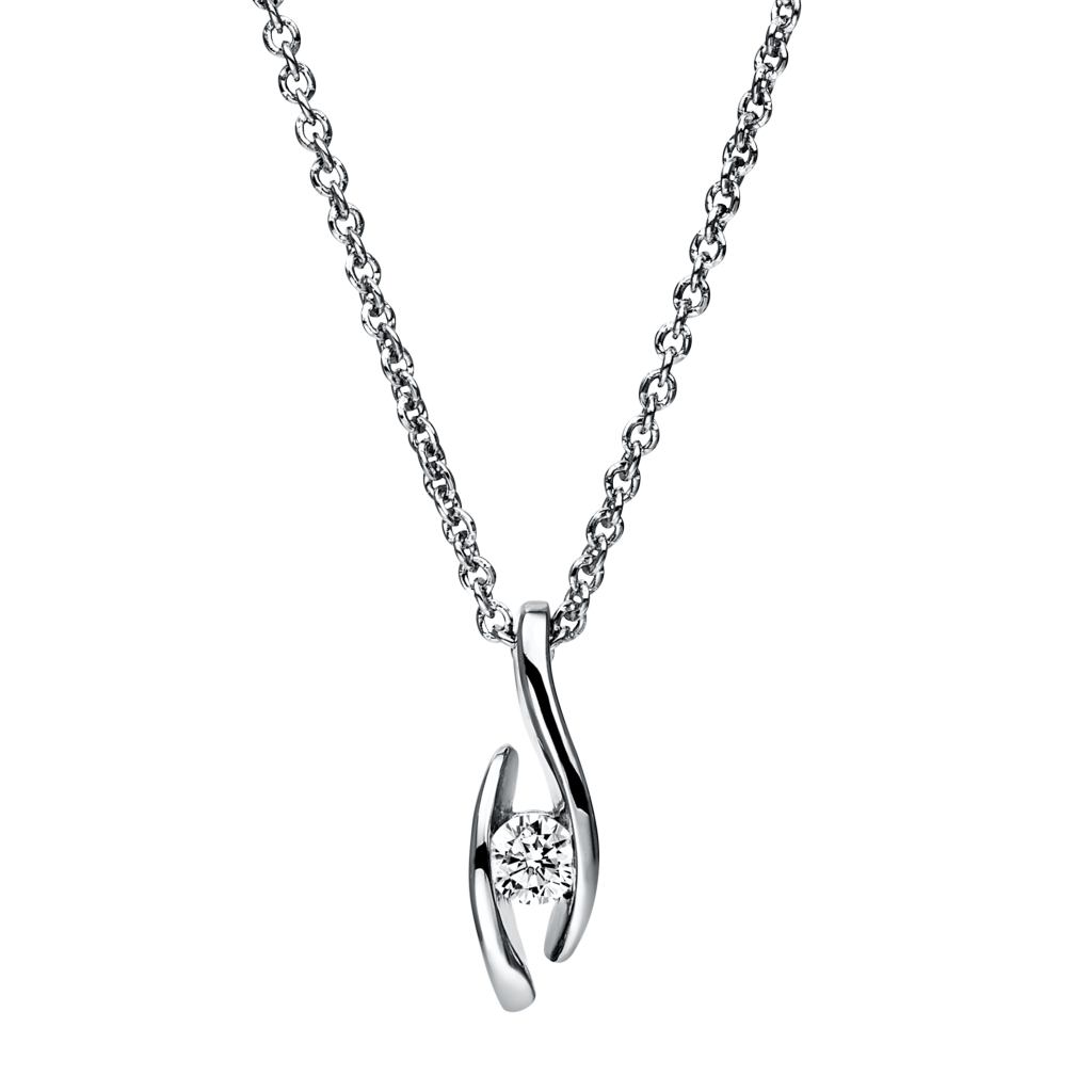 Brogle Selection Promise Necklace with Pendant Brogle Selection Promise Necklace with Pendant