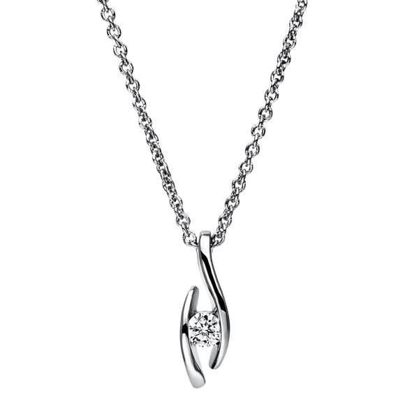 Brogle Selection Promise Necklace with Pendant Brogle Selection Promise Necklace with Pendant