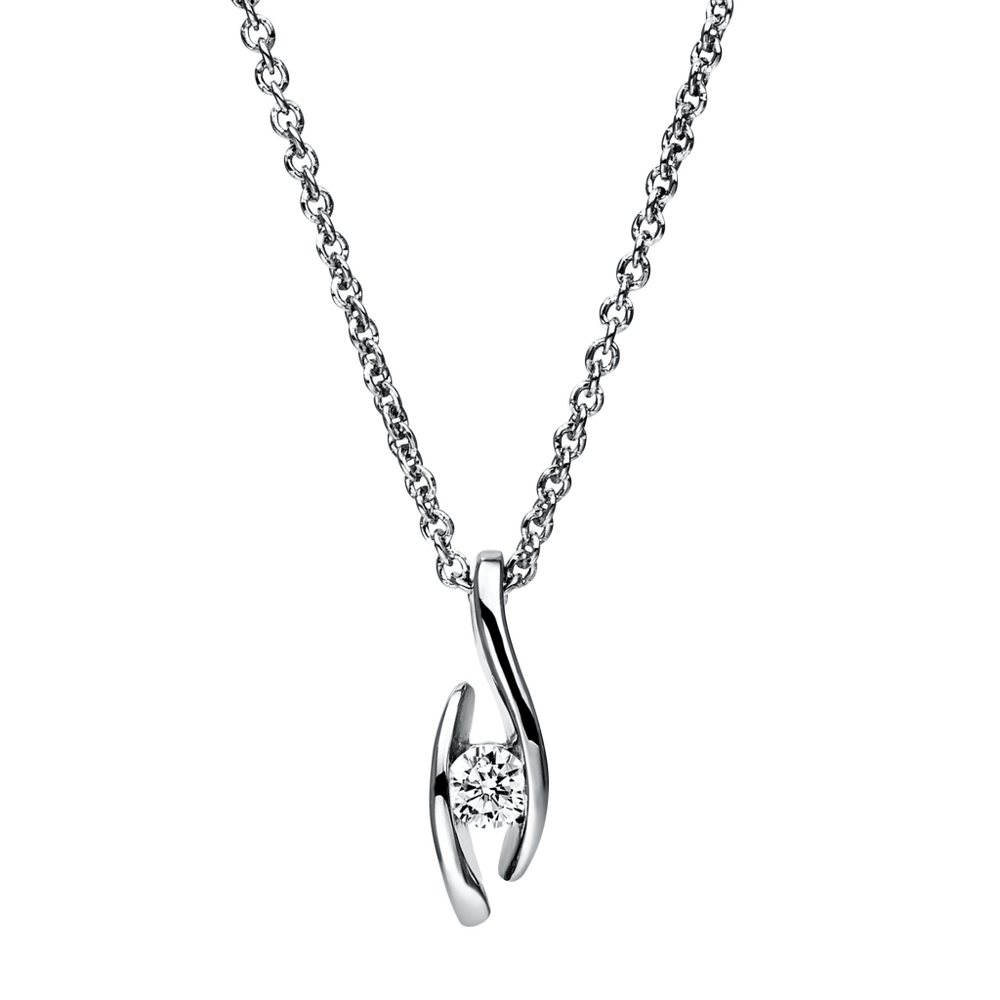 Brogle Selection Promise Necklace with Pendant Brogle Selection Promise Necklace with Pendant