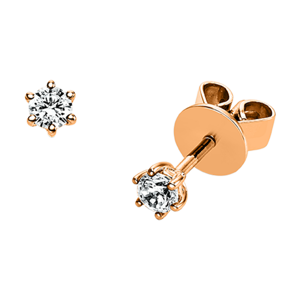 Brogle solitaire ear stud Marie up to 0.5 carat Brogle solitaire ear stud Marie up to 0.5 carat