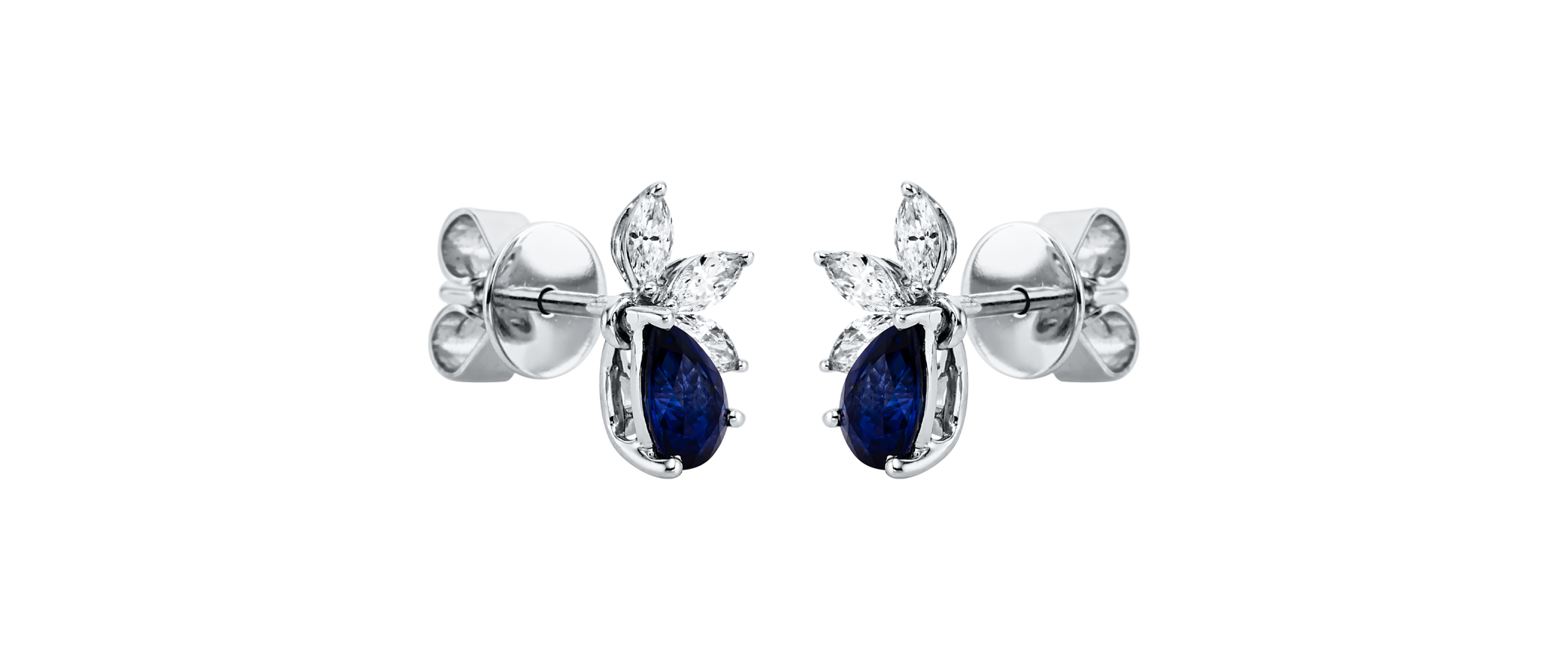 Brogle Classic Saphirohrstecker