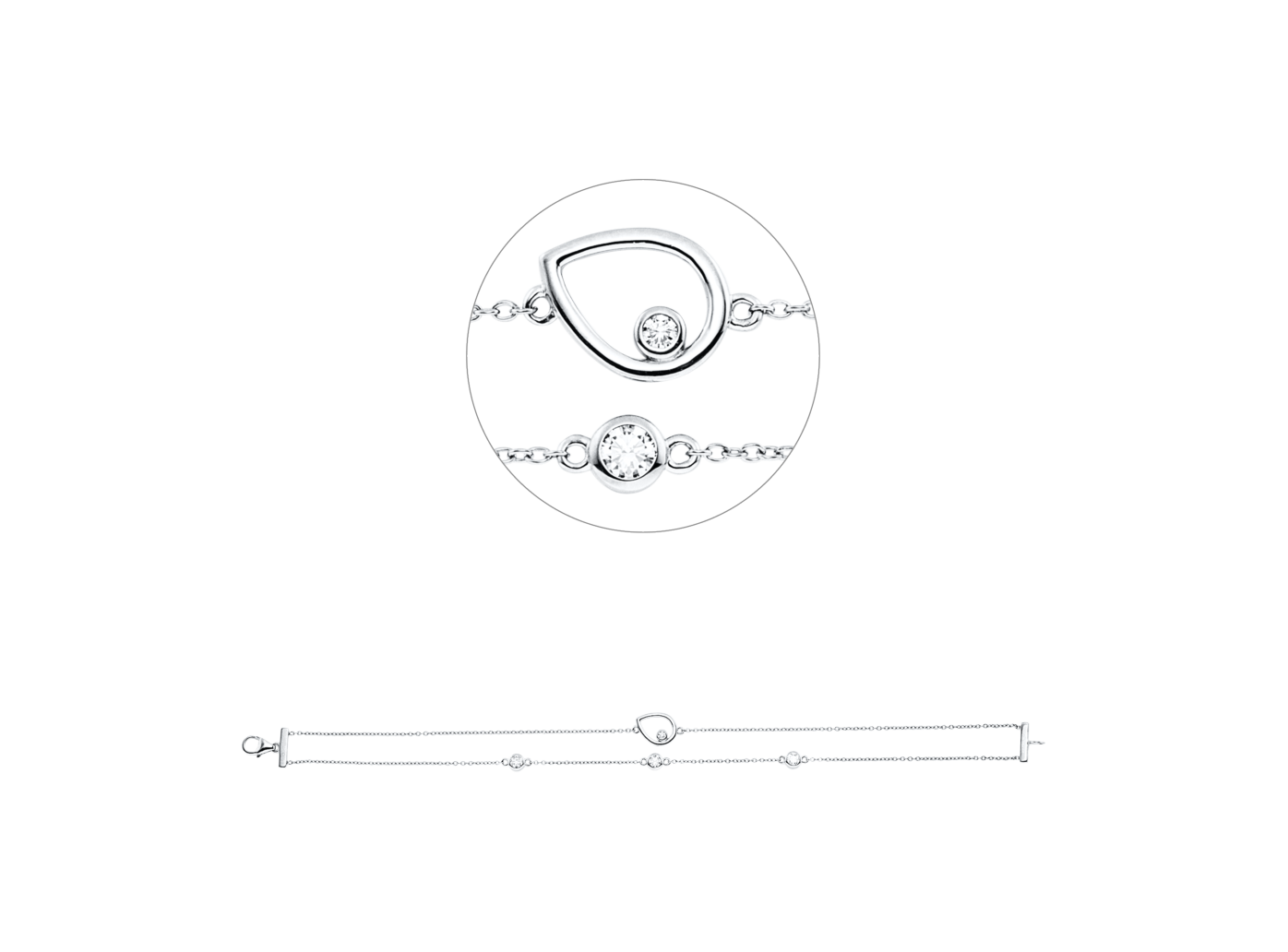 Brogle Classic Diamantarmband