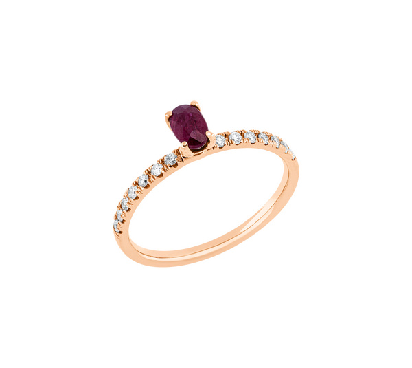 Brogle Classic ruby ring