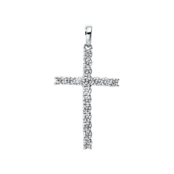 Brogle Selection Spirit cross pendant with diamonds