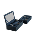 Heisse & Söhne Stapelbares Schmuckkästchen Mirage XL - Oberteil: Uhrenbox für 12 Uhren Heisse & Söhne Stapelbares Schmuckkästchen Mirage XL - Oberteil: Uhrenbox für 12 Uhren