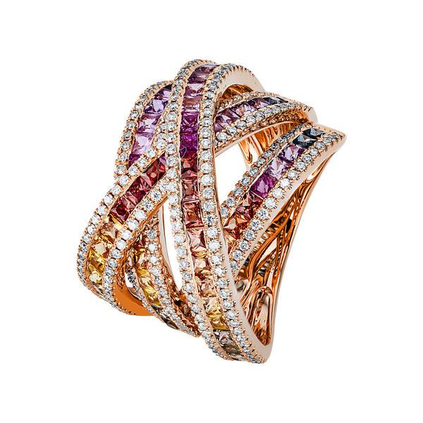 Brogle Selection Farbsteinring Rainbow Brogle Selection Farbsteinring Rainbow