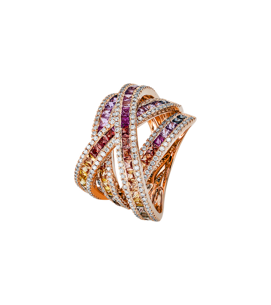 Brogle Selection Farbsteinring Rainbow Brogle Selection Farbsteinring Rainbow