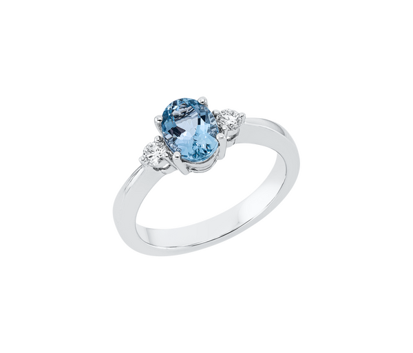Brogle Classic aquamarine ring Brogle Classic aquamarine ring